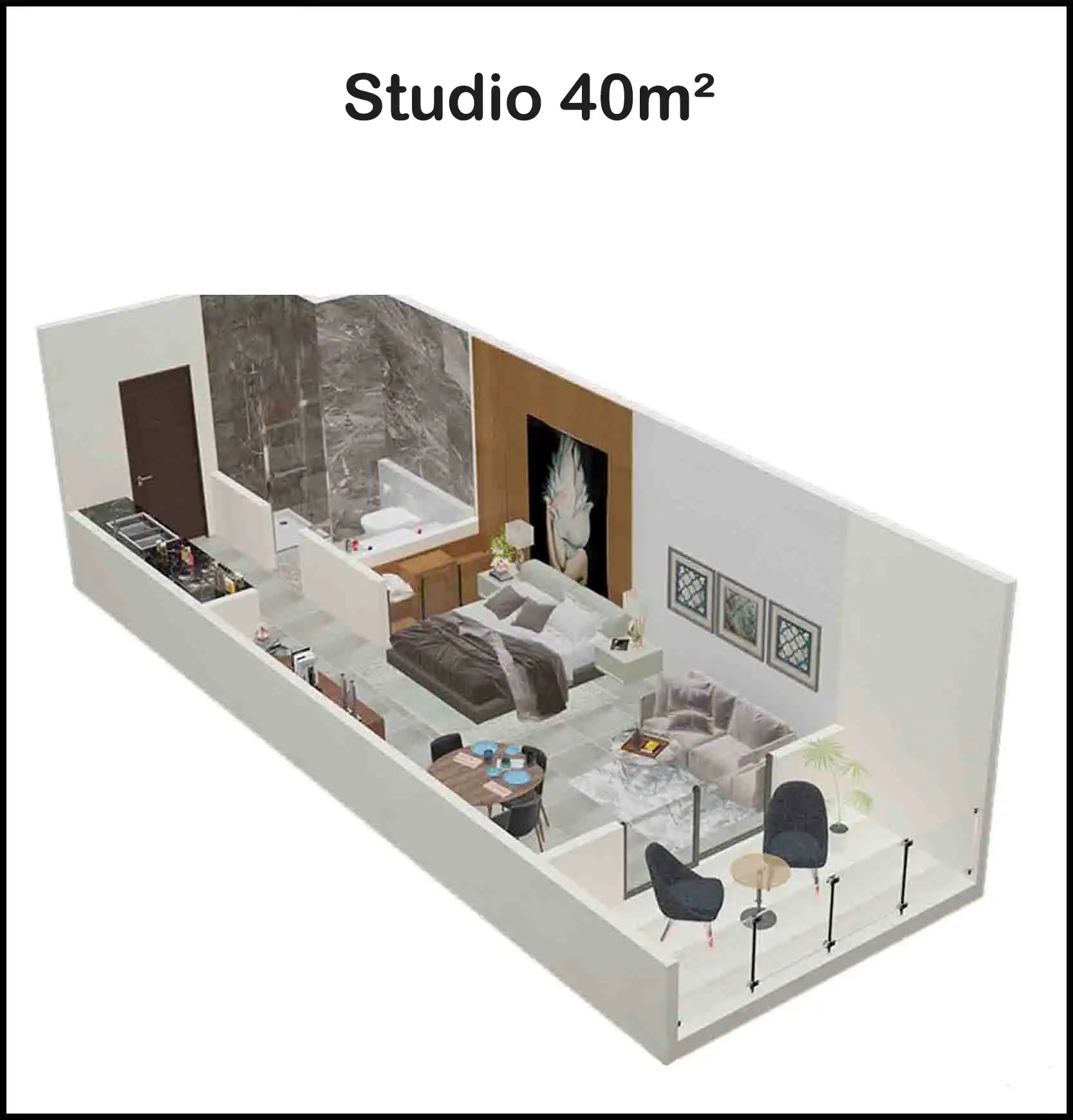 Studio 40m² For Sale in Arab Contractors Compound Hurghada