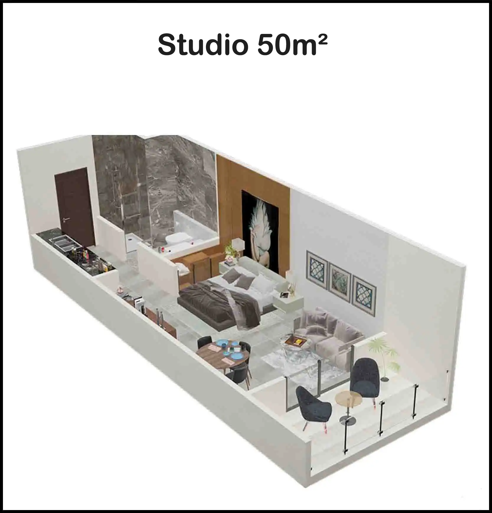 Studio 50m² For Sale in Arab Contractors Compound Hurghada